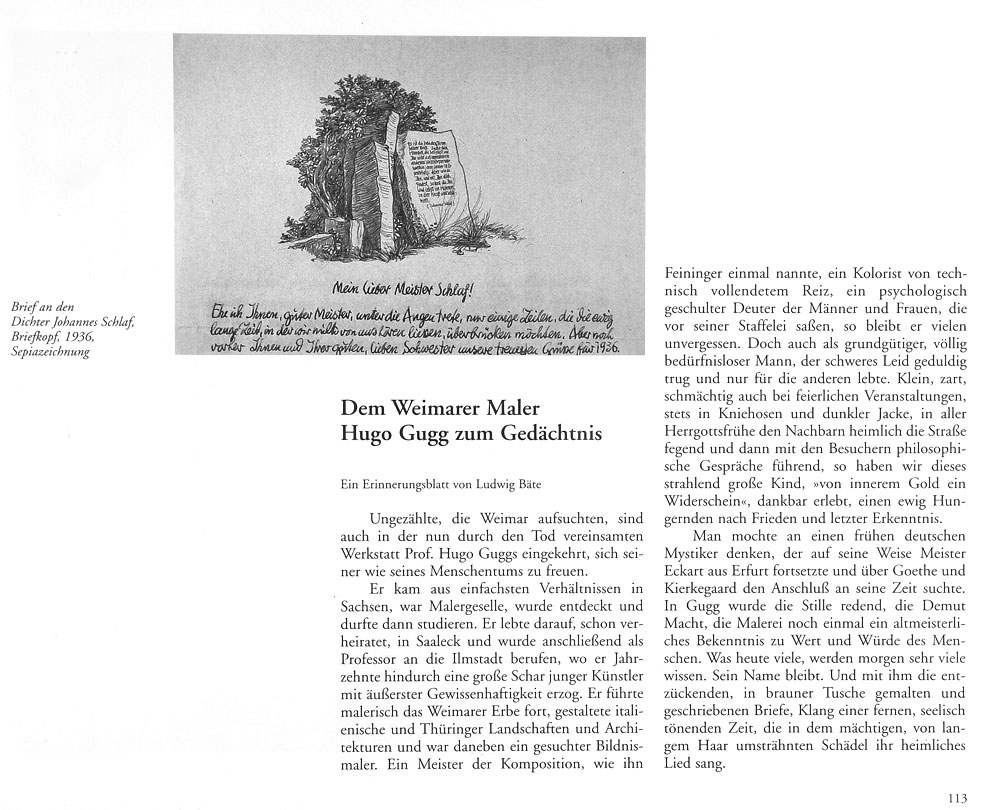 Der Weimarer Maler