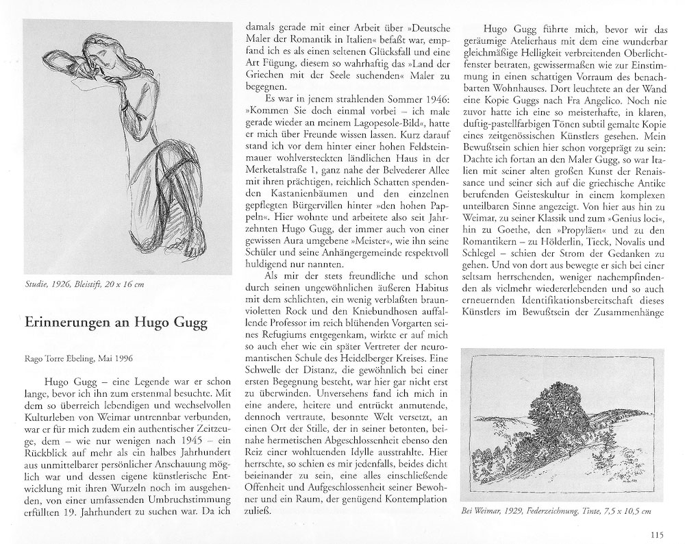 Erinnerungen an Hugo Gugg Erinnerungen an Hugo Gugg